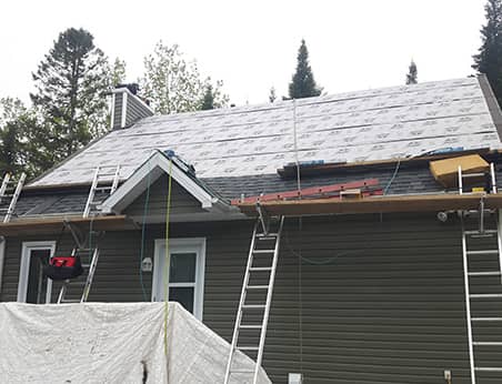 Installation bardeaux d’asphalte Iko à Québec